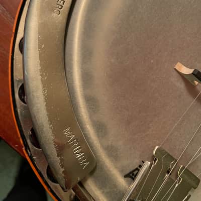 Stromberg Marimba Brazilian Rosewood Five Resonator Banjo Conversion w/ Original Tenor Neck Circa 1925 image 11