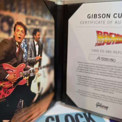 Gibson Custom Shop Murphy Lab Back To The Future '55 ES-345 "Reissue" Light Aged #50  - Never Played out of Box MINT - Brand New image 13