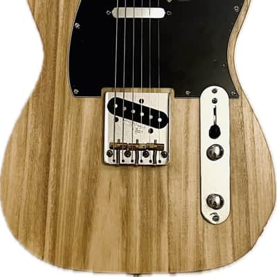 Squier Tele Partscaster Paulownia Body Lacquer Finish 2026 - Natural image 1