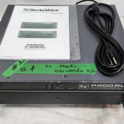 Electro/Voice (Dynacord)  P-900 Power Amp 2 x 450 Watts 4Ω, Precision Series Power Amplifier ,In good condition,  Made in Germany image 3