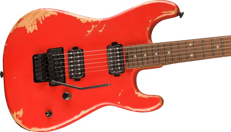 SPECIAL ORDER! Charvel Pro-Mod Relic San Dimas Style 1 HH FR PF guitar Weathered Orange image 1
