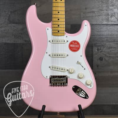 Squier Classic Vibe '50s Stratocaster HT - Shell Pink image 10