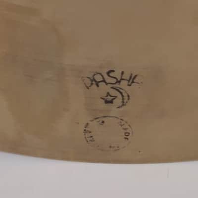 Vintage 15" Pasha UFIP Italy Hi-Hat Cymbals 770g-801g image 2
