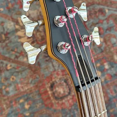 Ibanez EDB405 Ergodyne 5-String Bass Transparent Flat Black Stain image 9