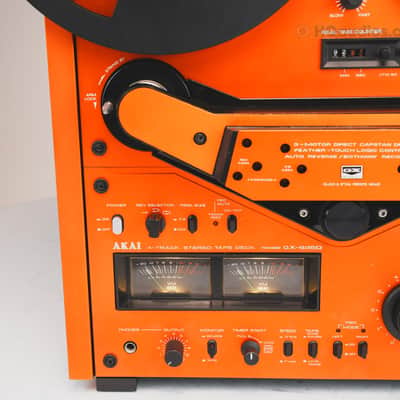 Akai GX-635D Reel-to-Reel Tape Deck - Custom Orange - Professionally Restored - 1 Year Warranty image 6