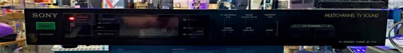 Sony ST-7TV VINTAGE TUNER AM/FM/TV 1980'S - Black image 1