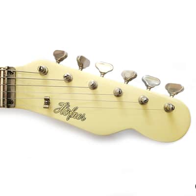 Hofner 175 II Tele e-guitar from 1972 in aged white (Restored, Vintage, Höfner) image 14