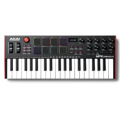 Akai MPKMINIPLUS 37-Key Midi Controller, RGB Pads