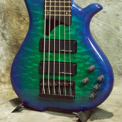 Tune TWB-6 EX Quilted Maple Top Blue Green Burst -Free Shipping* image 4