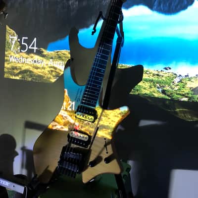 Impossible@guitar™ בְּצַלְאֵhל™ Drop Top Natural Flame + GhostFire Bullet 3.0 padded Super Thick GigBag - Safe Shipping image 6