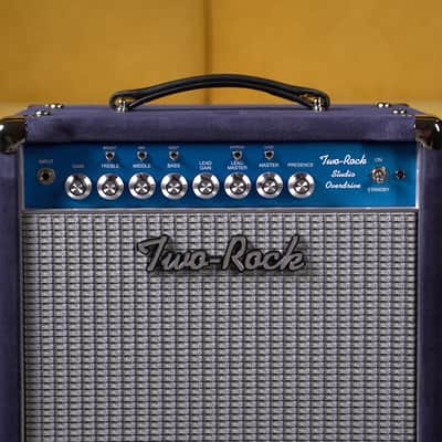 New Two-Rock Studio Overdrive 1x12 Combo - Navy Blue Suede (Blue Chassis) image 4