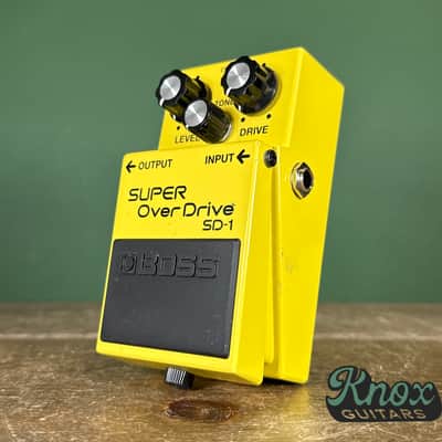 Boss SD-1 Super OverDrive (Silver Label) 1997 - Present - Yellow image 1
