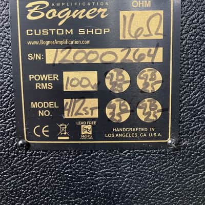 Bogner Brad Whitford's Aerosmith Custom Shop, 4x12 Authenticated! (#165) image 8