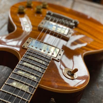 Gibson Les Paul Classic Premium Plus 1994 Trans Amber Yamano Order All Original w/ OHSC image 6