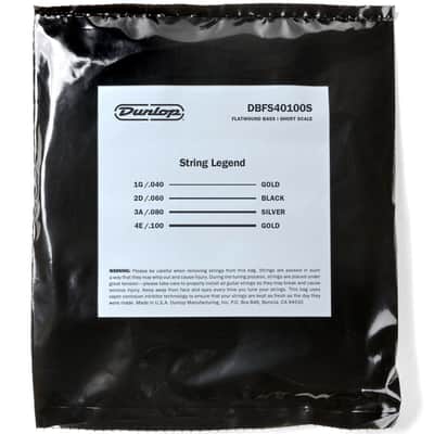 DBFS40100S Stainless Steel Flatwound 40-100 Short Scale Dunlop image 3