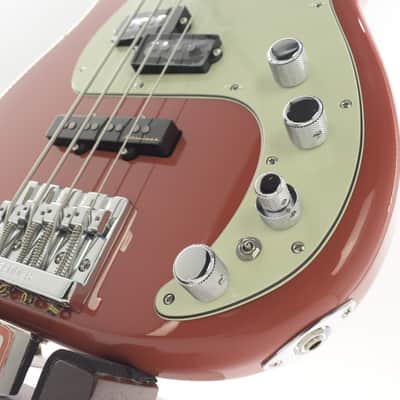 Fender Player Plus Precision Bass with Maple Fretboard 2024 Fiesta Red image 5