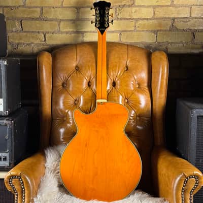 2022 D’Angelico Excel SS XT Vintage Natural Quilt Semi-Hollowbody Electric Guitar W/ Original Hardshell Case! image 2