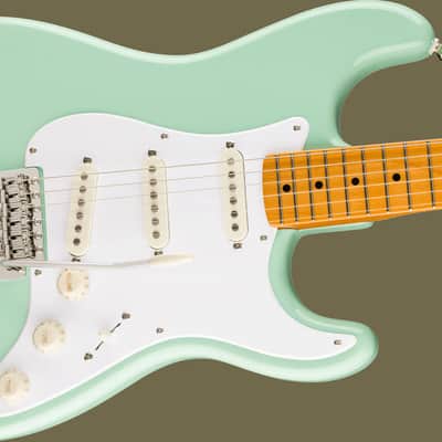 FSR Classic Vibe '50s Stratocaster®, Maple Fingerboard, White Pickguard, Surf Green image 3