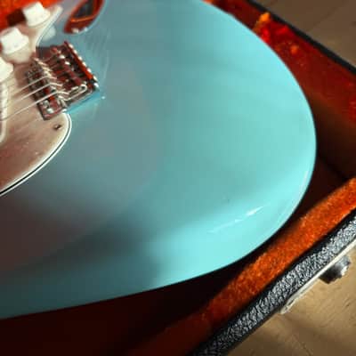 Fender Custom Shop ’66 Strat NOS Daphne Blue - RARE Bound Neck image 12