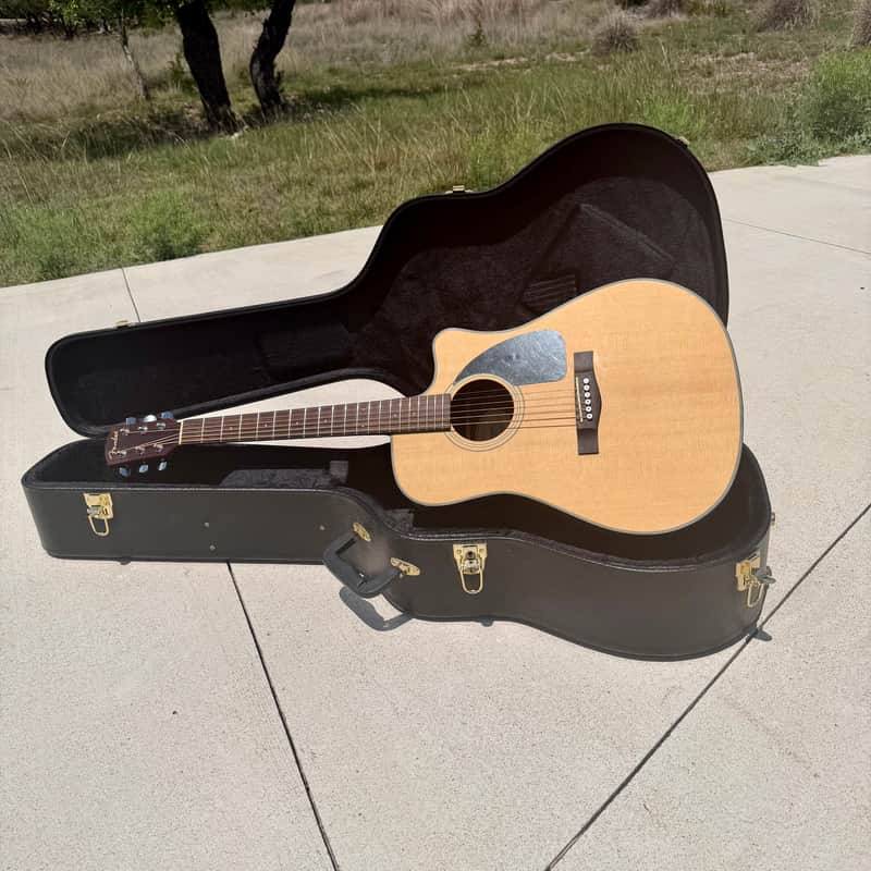 Fender CD 100ce Acoustic Electric Guitar w/Hard Shell Case image 1