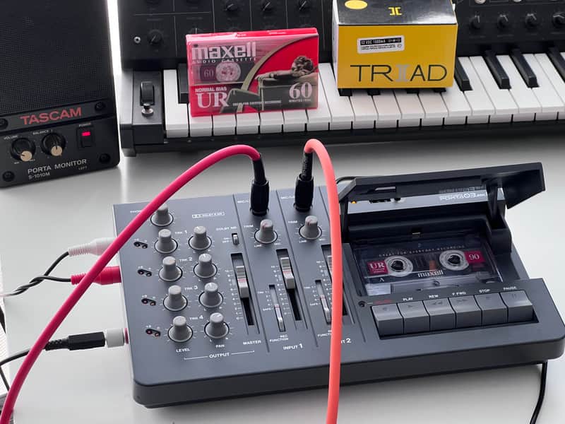 TASCAM Porta 03 mkII Ministudio 4-Track Cassette Recorder | Reverb