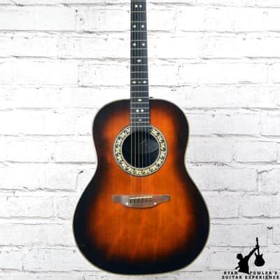 1975 Ovation 1112 Balladeer Acoustic Sunburst image 2