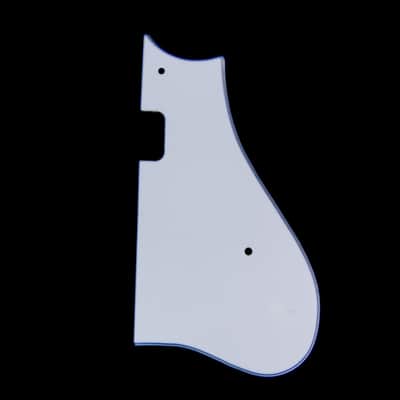 Custom Guitar Pickguard Fits Harmony Rocket H54 H56 1-Pickup ,3ply White