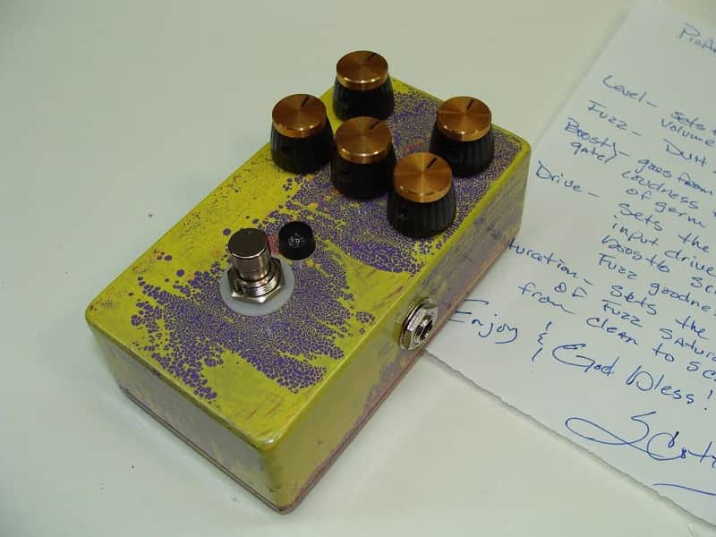 Pro Analog MKIII fuzz, 5-knob, vintage Germanium, custom paint image 1