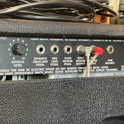 Fender  Model 140 1980 - Black image 14