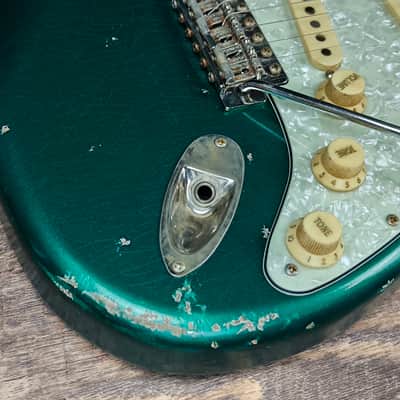MyDream Stratocaster Custom Built - Relic Sherwood Green Asyllum Voodoo '60 image 5