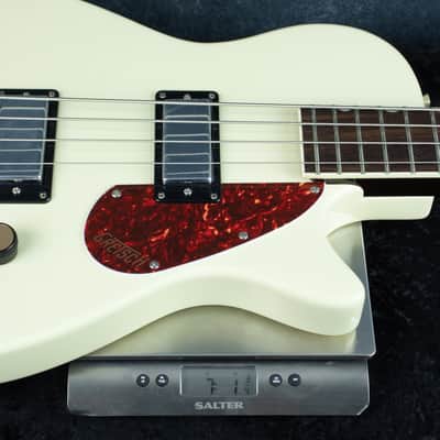 Gretsch Streamliner Jet Club Bass Single-Cut, Vintage White CYG25051089 image 5