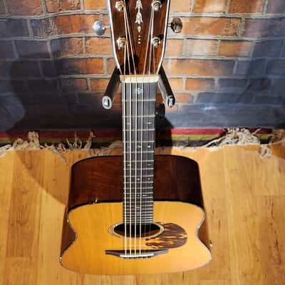USA Crowder Acoustic Dreadnought- RECENT FRET JOB-Intonated-Stunning Guitar image 5