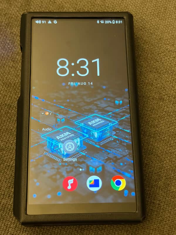 FiiO M23 Hi-Res MP3 Music Player Android 10 Snapdragon 660 with AK4191EQ+AK4499EX, 5.5inch, Lossless DSD/MQA, 5G WiFi/Apple Music/Tidal/Amazon Music 4.4mm 3.5mm/4.4mm (Dark Blue(Aluminum Alloy)) image 1