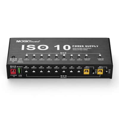 10 - Channel Isolated Power Supply for Effortless and Noise - Free Effect Pedal Operation image 1