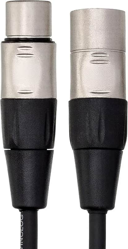 XLR3F to XLR3M Balanced Interconnect Cable, 15 Feet image 1
