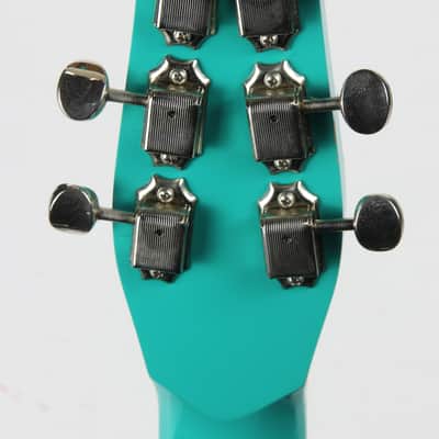 1995 Jerry Jones Neptune Longhorn Baritone Bass VI 6-String Guitar - SEA FOAM GREEN! image 13
