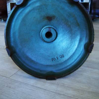 Vintage RARE 1920's cast iron deco model microphone floor stand Atlas Shure Electro Voice RCA # 2 image 11