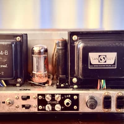 🎶✨ Sansui 1000A Tube AM/FM Stereo Receiver — Serviced & Cleaned by Cove Electronics, Fully Tested Working, w/ Original Tube Cage (7591 Output) image 17