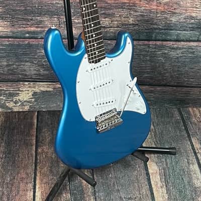 Sterling by Music Man Cutlass SSS CT50SSS-TLB-R2 Electric Guitar- Toluca Lake Blue image 4