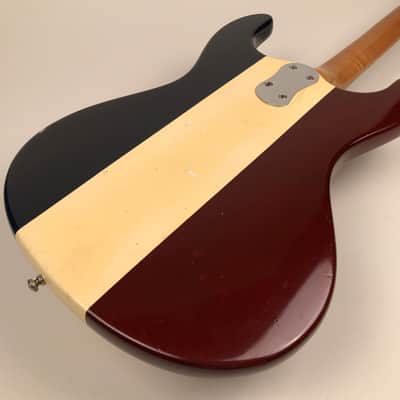 Rare 1965 Mosrite Ventures Vibramute Sales Model in 3 Custom Colors with Non-TM Pickups & OHSC image 2
