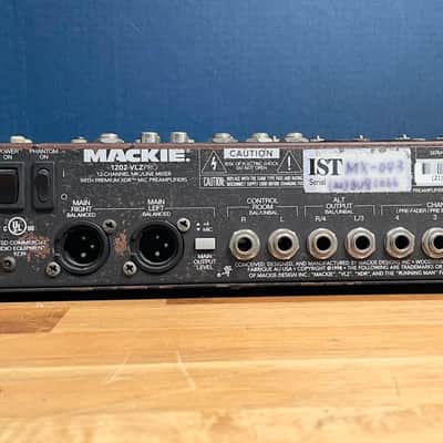 Mackie 1202-VLZ Pro 12-Channel Mic / Line Mixer - 2007 - Dark Gray image 4