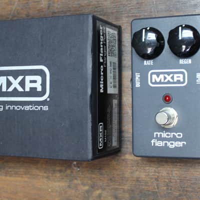 MXR M152 Micro Flanger Electric Guitar Pedal 2005 - Present - Black image 2