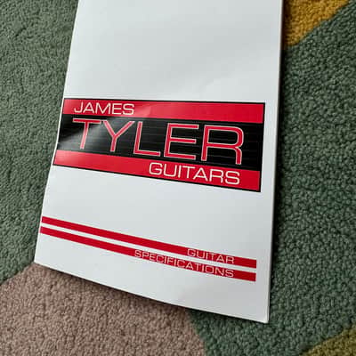 James Tyler Studio Elite HD Guitar specifications 2010 - Black Shmear image 5