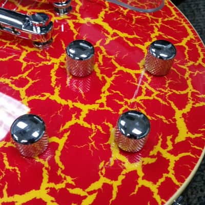 Epiphone Les Paul Limited Edition Nuclear Crackle 2000 Red/Yellow
