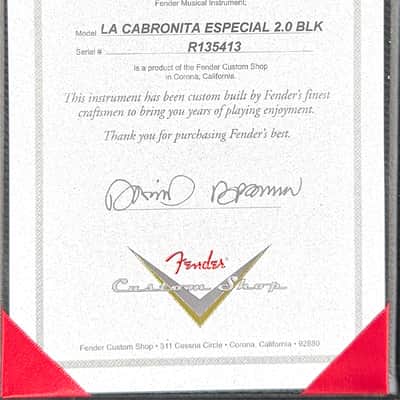 Fender Custom Shop Masterbuilt David Brown La Cabronita Especial 2.0 Relic - Black #35413 image 17