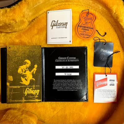 Gibson ES-335 Custom Shop '64 Reissue Historic Ex Demo 2022 - Sunburst image 7