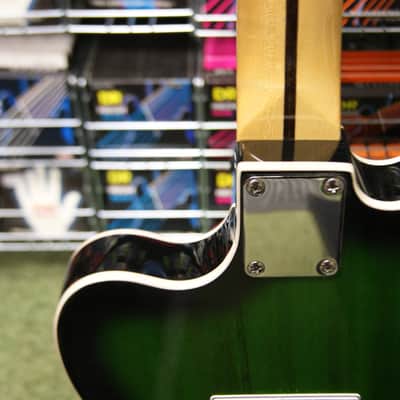 Revelation RJT-60 M TL semi acoustic guitar in greenburst image 22