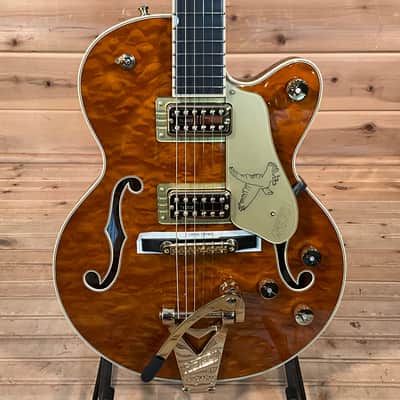 Gretsch Limited Edition Falcon Center Block Jr. with Bisgby Electric Guitar - Roundup Orange image 1