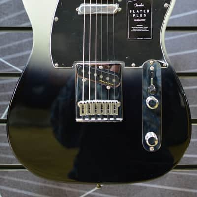 Fender Player Plus Telecaster Silver Smoke Electric Guitar & Deluxe Gig Bag B STOCK image 1