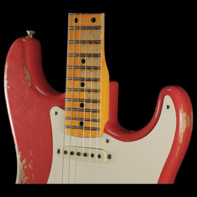 2020 Fender Custom Shop '57 Stratocaster Heavy Relic - Fiesta Red image 10